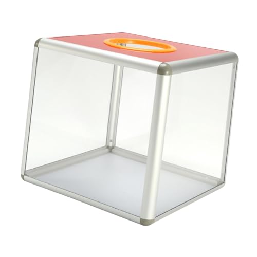 MEYZJRC 抽選箱 紙製 軽量 投票箱 収納ボックス 再利用可能 デスク整理 持ち運び便利 イベント装飾 パーティーに適用, 大きい