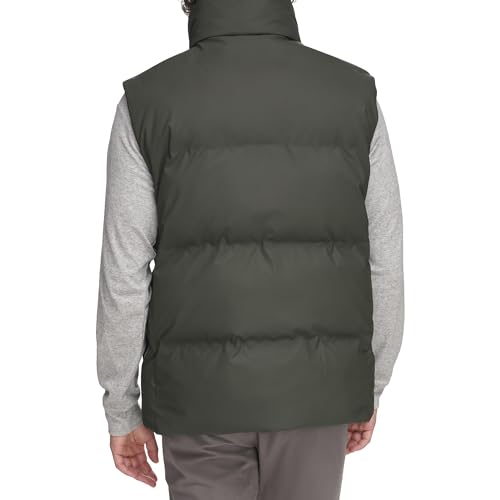 Image of DKNY Men's Quilted Tech Hooded Puffer