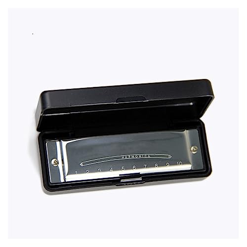 PacuM Harmonica par Instrument Key Harmonica 10 trous avec étui en laiton en acier inoxydable Harmonica Harmonica - Les Beatles, Paul McCartney, John Lennon, RIngo Starr, George Harrison PacuM Harmonica par Instrument Key Harmonica 10 trous avec étui en laiton en acier inoxydable Harmonica Harmonica – Image 3