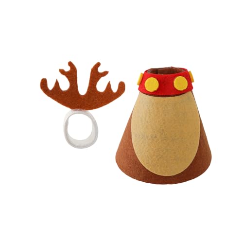 Desk Animal Outfits, 7 Inch Christmas Small Clothing Decoration, Tabletop Holiday Outfit Accessories, Cute Dress Up Clothes for Figurines, Teachers, Students, Bookshelf, Porch, Fireplace, Home Desk Animal Outfits, 7 Inch Christmas Small Clothing Decoration, Tabletop Holiday Outfit Accessories, Cute Dress Up Clothes for Figurines, Teachers, Students, Bookshelf, Porch, Fireplace, Home