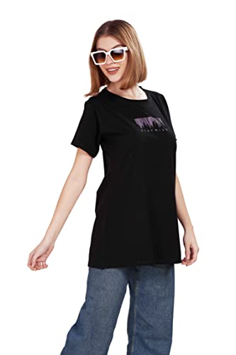 Image of WEET Women Long Length Cotton T-Shirt