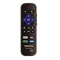 Replacement Remote Control Compatible with All Philips Roku TV Smart TVs?Only Works with Philips Roku TV, Not for Roku Stick and Roku Box? (Netflix/Disney Plus/Hulu/Vudu)