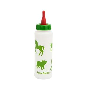 Lixit Animal Care Farm Baby Bottle, 1 Quart (30-0472-A12), White, 32 Fl Oz (Pack of 1)