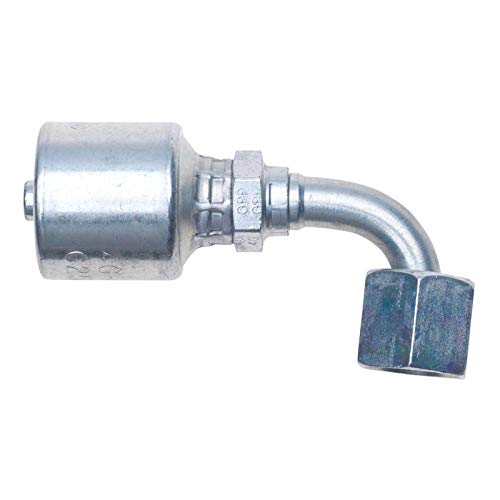 Image of Gates G25239-1012 Female Flat Face O Ring Swivel 90 Bent Tube (Mega Crimp)
