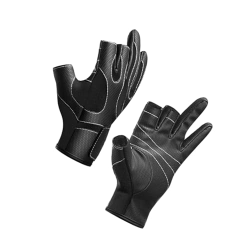 Gants de pêche chauds avec paume antidérapante et doublure polaire robuste