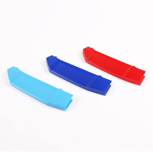 Image of 1Set (3pcs) Automotive Front Grille Stripe Insert Trims Comaptible with BMW 2022-2024 G01 X3 W /Standard Center Kidney Grille (NOT for 2022-X3 M40i)