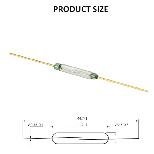 Reed Switch MKA-14103 interruptor magnético normalmente abierto 2x14mm sensor inducción 4