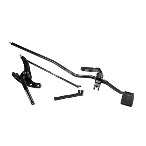 Kit commandes avancées noires pour finition soignée de moto Wide Glide FXDL - 5