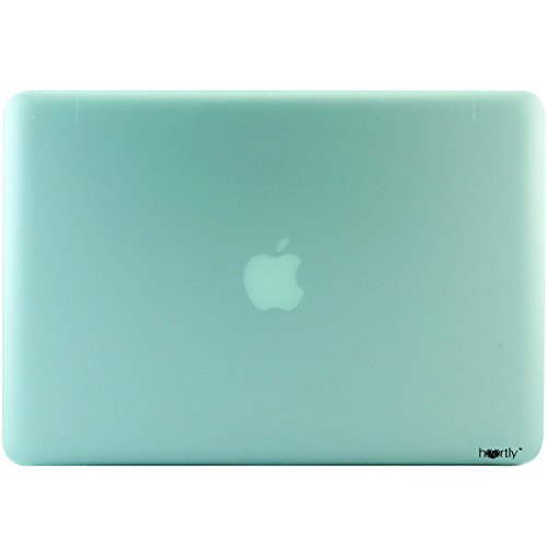 Image of Heartly Premium MacBook Flip Thin Hard Shell Rugged Armor Hybrid Bumper Back Case Cover for MacBook Pro 15 inch inch - Great Green