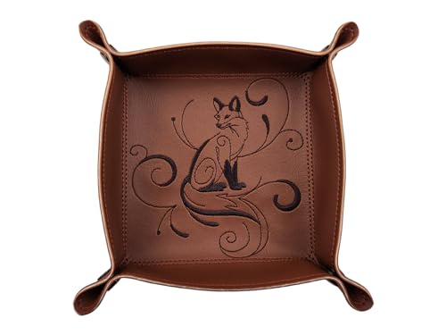 Handmade Fox Dice Tray