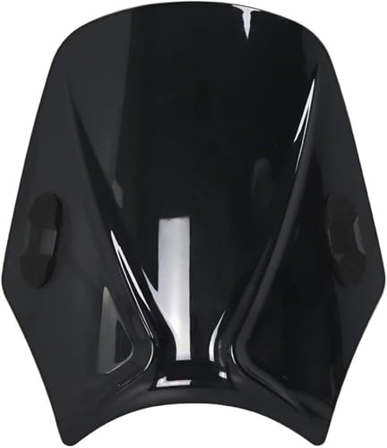 Déflecteur de pare-brise pour moto SV650 fini la pression du vent sur le buste noir