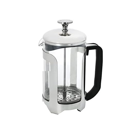 La Cafetière Roma - Caffettiera in acciaio inox, 6 tazze, in confezione regalo, colore: argento