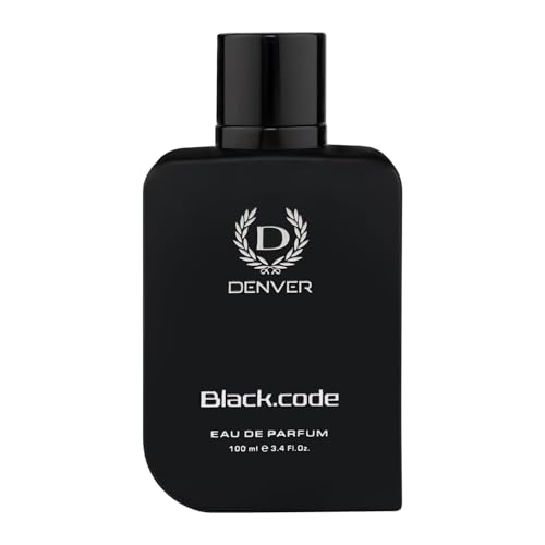 Image of DENVER Black Code Perfume For Men - 100 ML | Fougere Aromatic, Woody | Long Lasting Fragrance | Eau De Parfum
