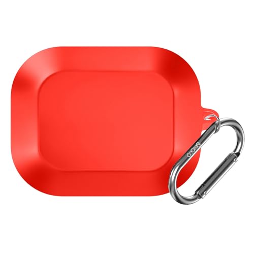 Image of Soft Silicone Case Cover Compatible for Realme Buds Air 8 (Red)