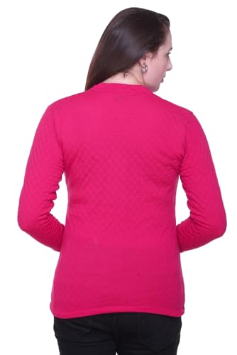 Image of Women Sweater for Winters Woolen Acrylic Full Sleeve V-Neck Cable Design Cardigan Sweater for Women Winter Woollen Stylish