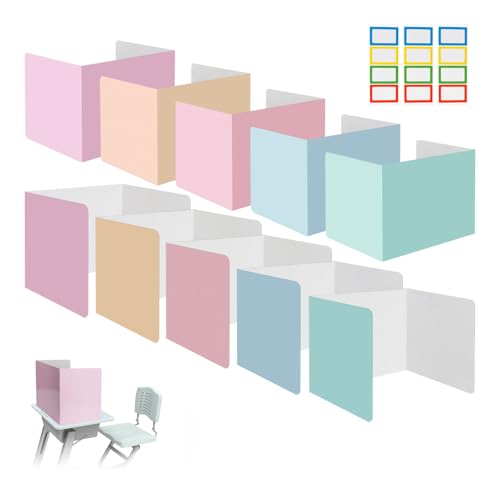 10 Piezas Separadores para Escritorio Tablero de Privacidad