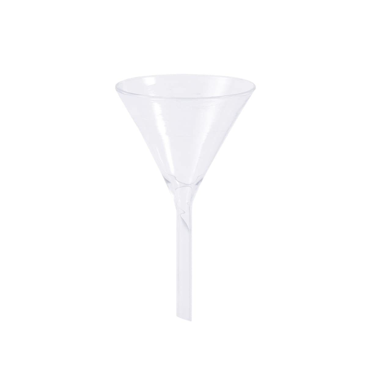 Cabilock Lot De 5 Entonnoirs Triangulaires En Verre Réutilisables Lavables à La Main Pour Expériences Chimiques