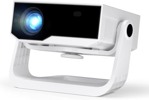 Image of Wielio 2025 New Projector with WiFi and Bluetooth Native 1080P 4K Support Portable Mini Video Projector Outdoor Smart Projector Indoor