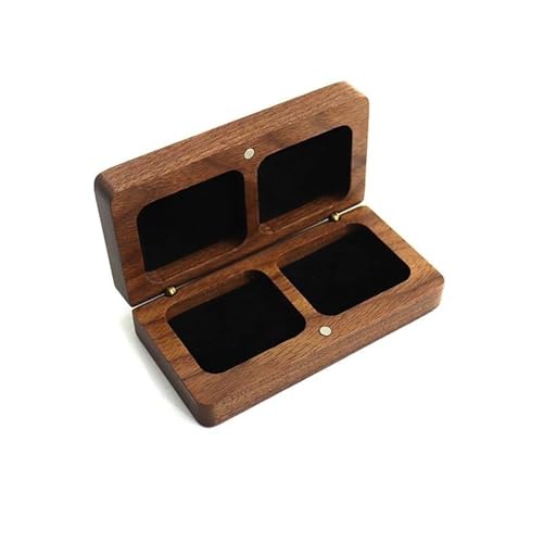 Boîte à bijoux en bois massif pour ranger colliers et bagues