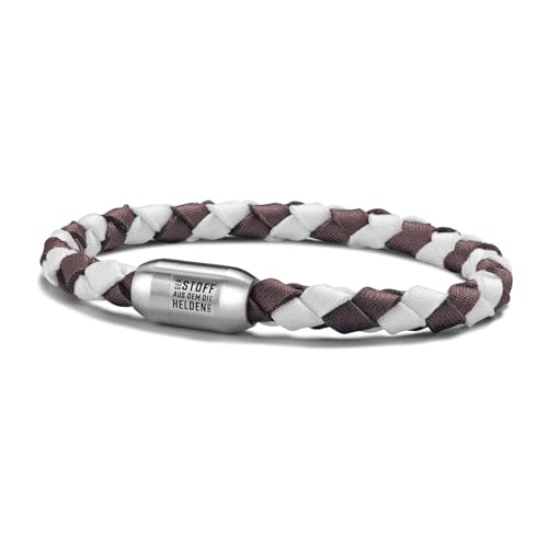Finest Hero Fußball Armband Handmade aus Trikots Fan Artikel Geschenk Vereine (St. Pauli M)