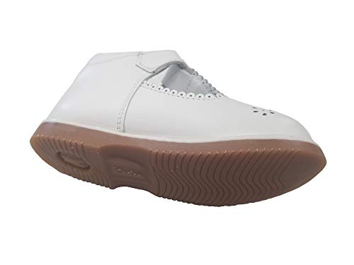 White Shoe Size 8 Toddler Girl T Strap3