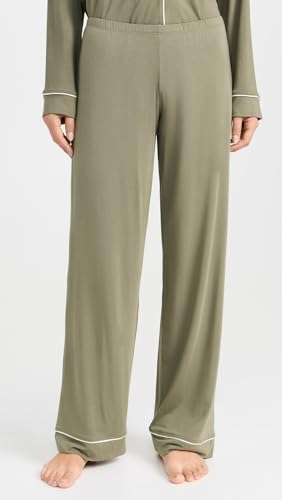 Image of Eberjey Gisele Classic Women's Pajama Set | Long Sleeve Shirt + Long Pants