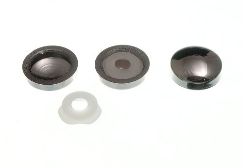 Cache-vis à clipser noir Plastidome pour harmoniser le mobilier de salon et de cuisine