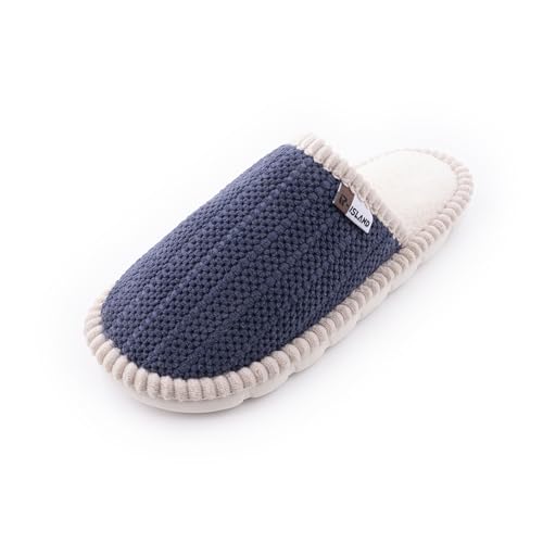 R-ISLAND Pantuflas de Invierno Adulto Azul Oscuro 45
