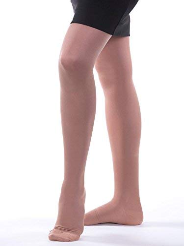 Image of Allegro 20-30 mmHg Microfiber 262 Thigh High Compression Hose, Comfortable Support Garments