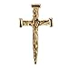 Cathedral Art (Abbey & CA Gift) Nail Cross Inspirational Lapel Pin, One Size, Gold