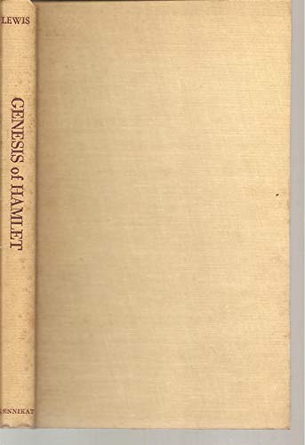 Genesis of Hamlet 0804602727 Book Cover