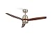 CREATE / WINDSTYLANCE DC / Ventilador techo motor DC níquel aspas madera oscura / Silencioso, 2 alturas, temporizador