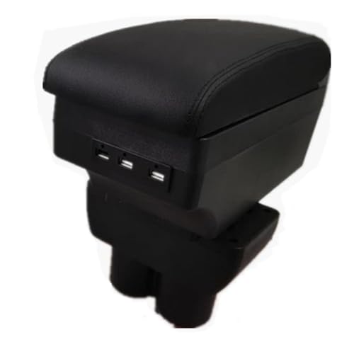 �A�[�����X�g�I�[�K�i�C�U�[�{�b�N�X Compatible With Caddy 2004-2019 2011 2012 2013 2014 2015 �Ԃ̃A�[�����X�g�{�b�N�X�Z���^�[�R���\�[�����[�{�b�N�X�A�[�����X�g�����ԕ��i(Black line)