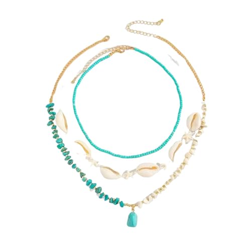 Collier ras du cou homme perles bleues pour éviter les fautes de goût avec un look d'été