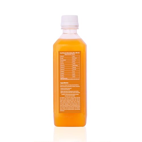 Image of KunhaR Sea Buckthorn Juice (Pack of 2) | Health Supplement for Adults | No Added Sugar | Rich in Vitamin C, Omega 3, 6, 7 & 9 | Improves Skin & Immunity