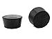 1 Pack - CleverDelights Solid Rubber Stoppers | Size 10 | 53mm x 44mm - 32mm Long - Black Plug #10