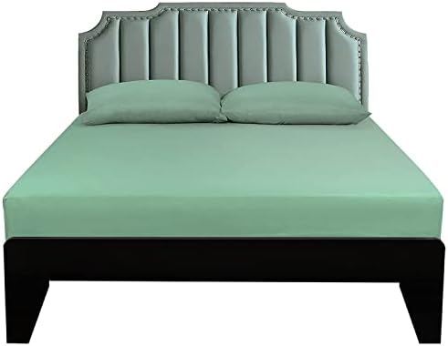 Lirex Fitted Sheet, Emperor Size 100% Egyptian Cotton 300 Thread Count Soft Breathable Fitted Sheet, White