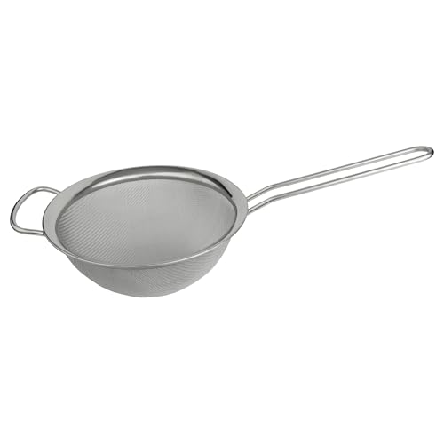 Grunwerg ST-3007 feinmaschig, mit poliertem Rand und Griff, Silber, 7-Inch, 18cm Durchmesser – Ansicht 1