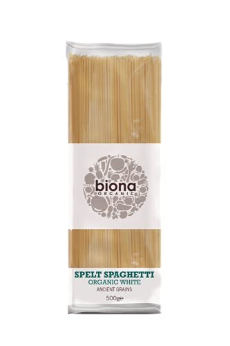 Biona Organic - Spelt Pasta White - Spaghetti - 500g (Pack of 5)