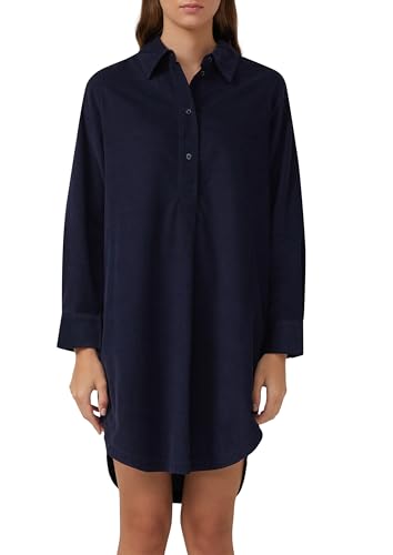 s.Oliver Feincord-Kleid im Relaxed Fit mit Eingrifftaschen