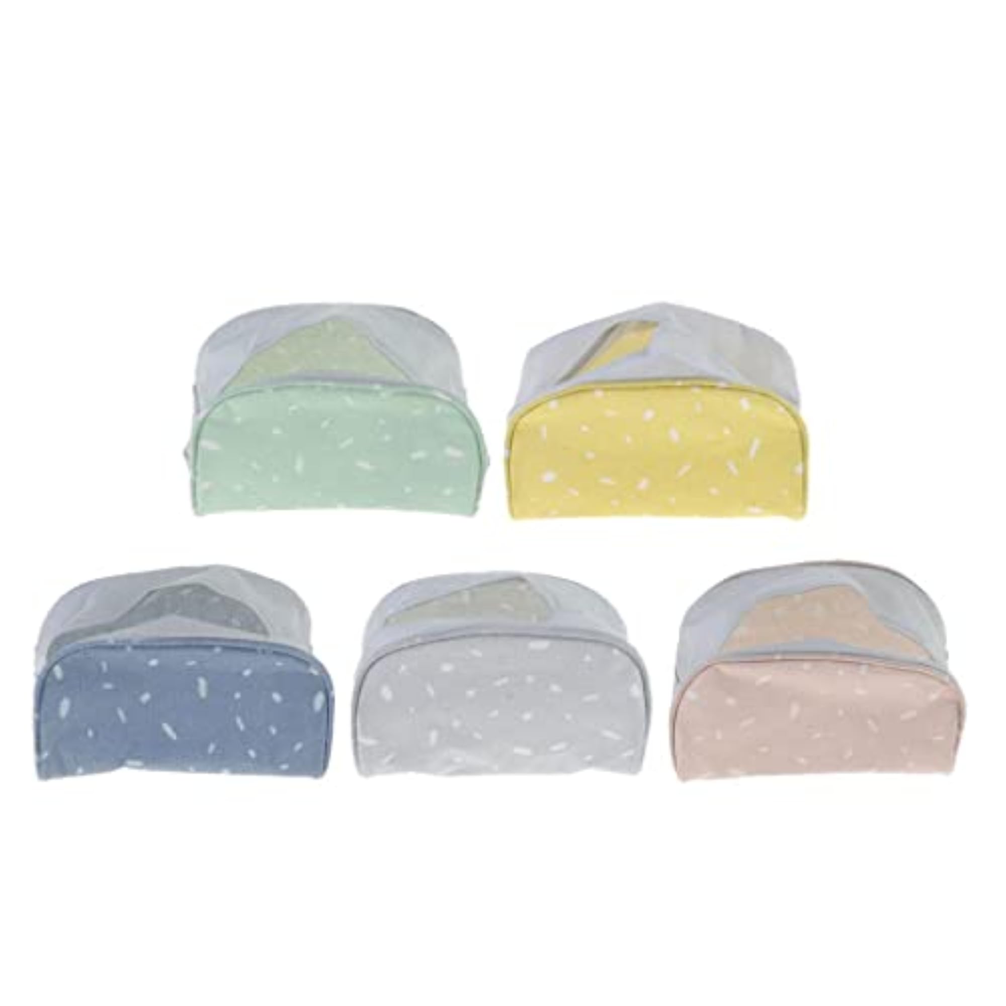 Travel Canvas Tissue Box Napkins Storage Holder for Home & Car, Light Green