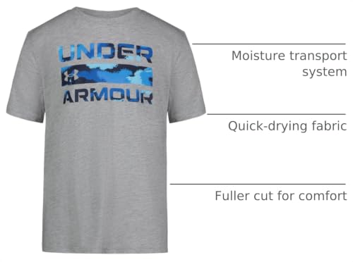 Image of Under Armour Boys' Short Sleeve Graphic T-Shirt, Soft & Comfortable, Outdoor Collection