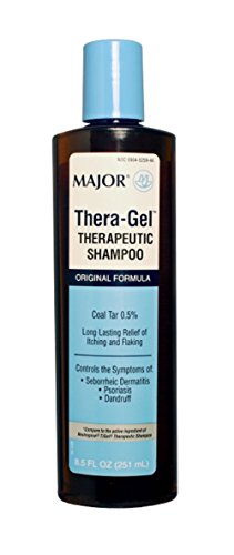 MAJOR THERA-GEL SHAMPOO COAL TAR-1 % Brown 251 ML UPC 309045259443 by Major Pharmaceuticals
