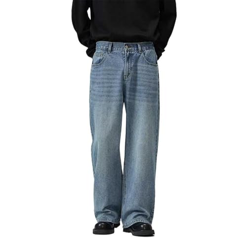 Men's Jeans Straight-Leg Loose Casual Pants
