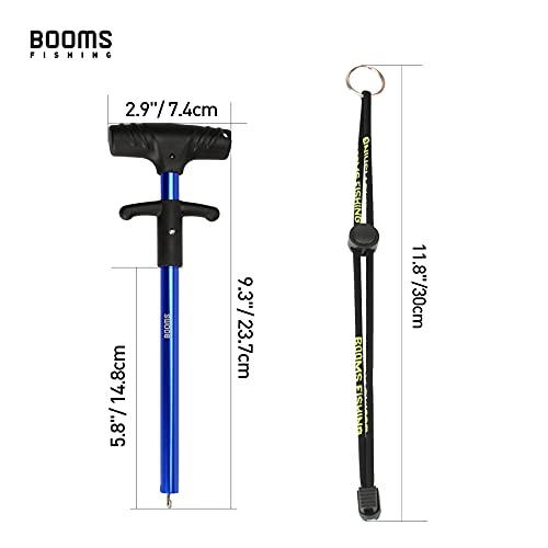 Booms Fishing R2 Hook Remover Aluminium Squeeze-Out Fish Hook Tools 10 Inches Blue #TOP6