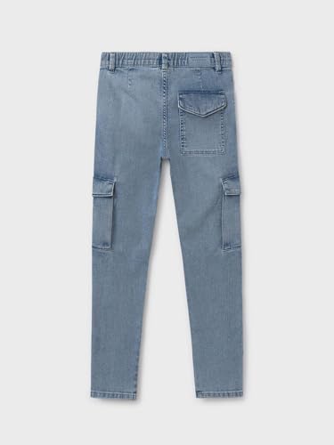 Mayoral Denim Cargo Pants for Boys Bleach2