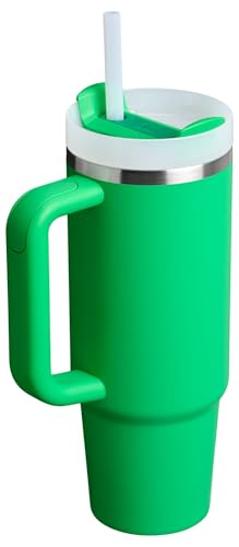 Image of STANLEY Quencher H2.0 Tumbler with Handle and Straw 30 oz | Flowstate 3-Position Lid | Cup Holder Compatible for Travel | Insulated Stainless Steel Cup | BPA-Free | Meadow