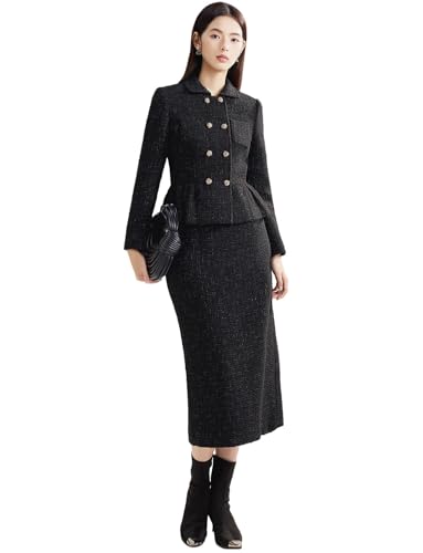 Uniforme quotidien femme style petit vent parfumé pour le bureau et les sorties