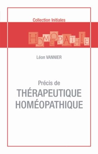 Précis de thérapeutique homopathique