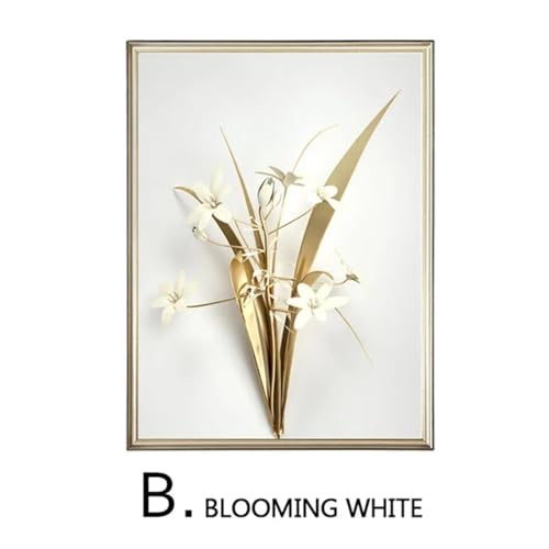Toile murale moderne dorée pour transformer un mur blanc en œuvre d'art